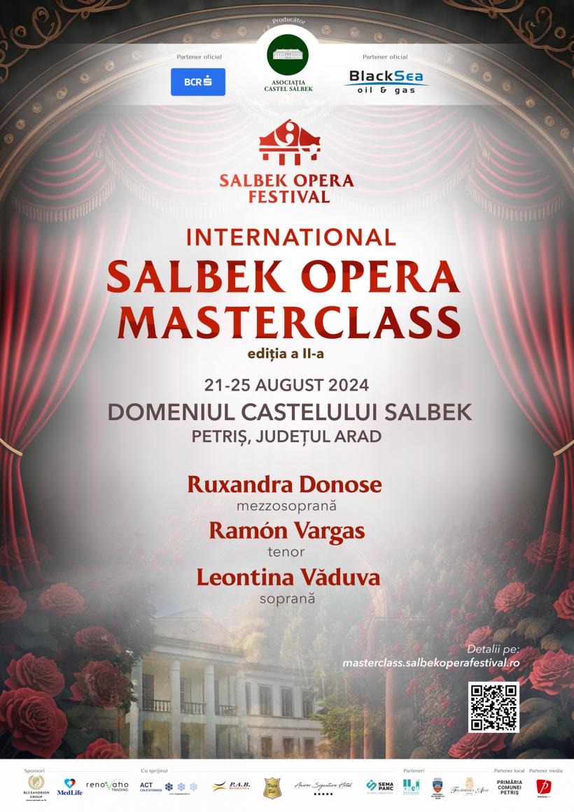 Ruxandra Donose, Ramón Vargas  și Leontina Văduva revin la Salbek Opera Masterclass 2024, din 21 august 18911674
