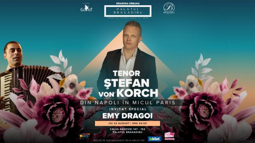 Tenorul ŞTEFAN von KORCH vă invită Din Napoli în micul Paris – în Grădina Urbană a Palatului a Bragadiru pe 22 August 18911801
