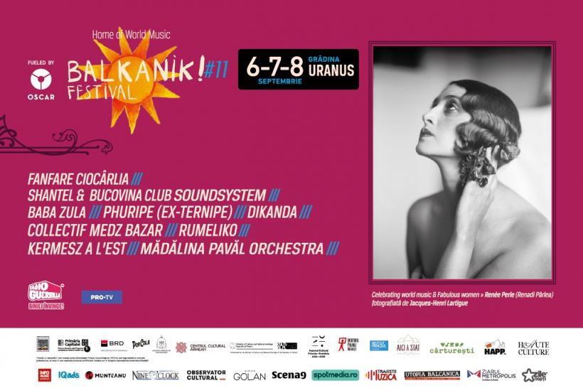 Balkanik Festival – Home of World Music, între 6 și 8 septembrie la Grădina Uranus: trei zile și trei nopți de concerte și povești