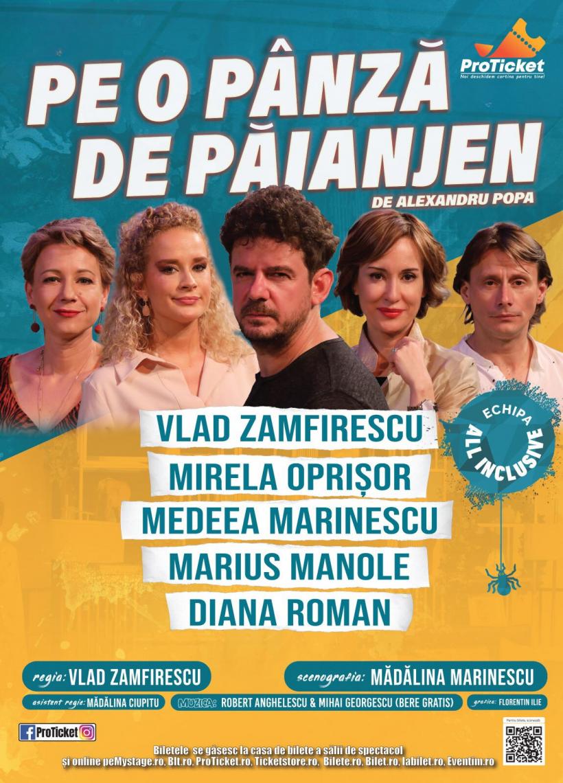 ProTicket deschide Stagiunea 2024 -2025 cu două premiere de teatru: „Fluturi, fluturi” și „Punct. Și de la Capăt” 18911849