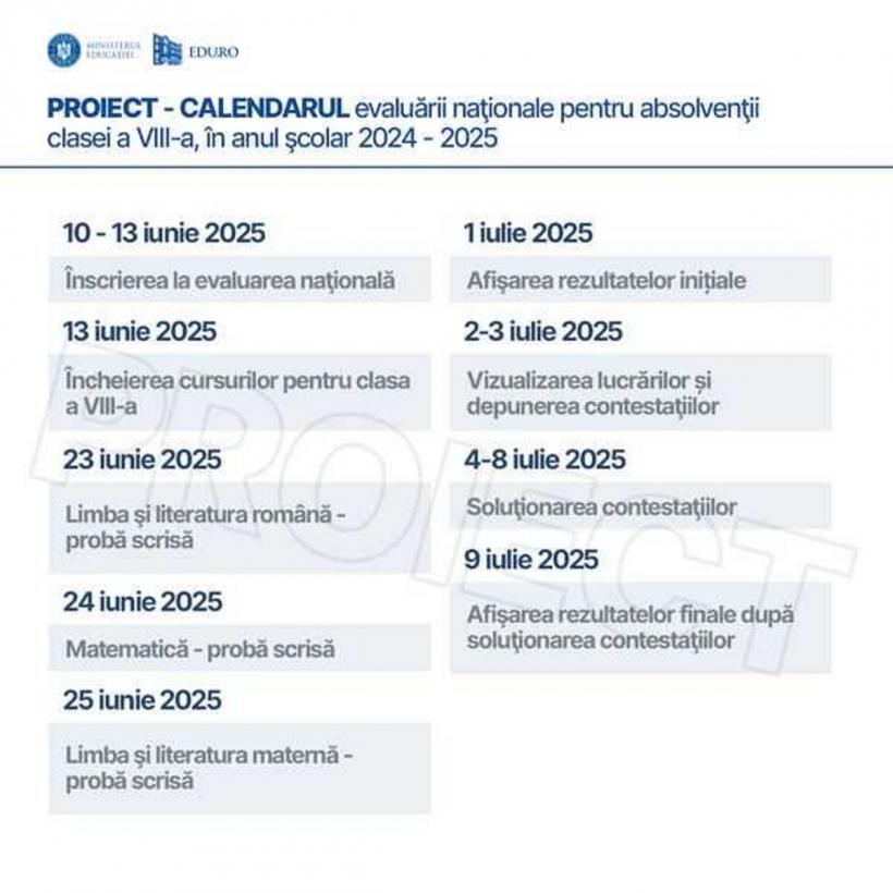 Schimbări majore la BAC 2025. Data examenelor naționale, modificată din cauza schimbărilor climatice 18912223