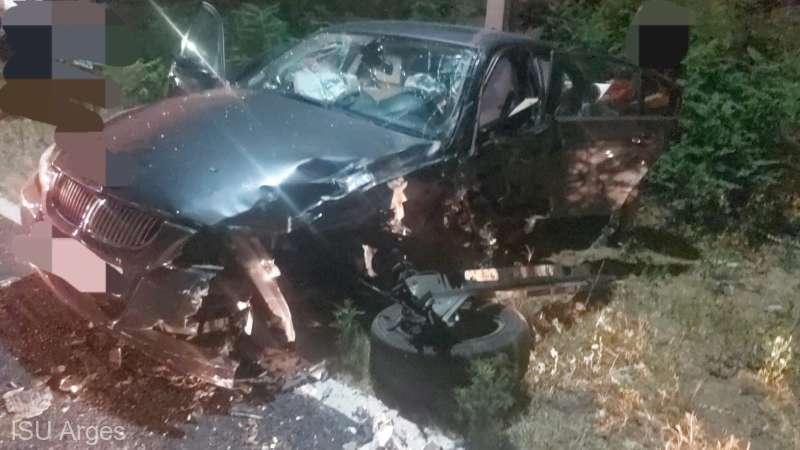 Accident cu cinci răniţi, între care trei copii, în județul Argeș