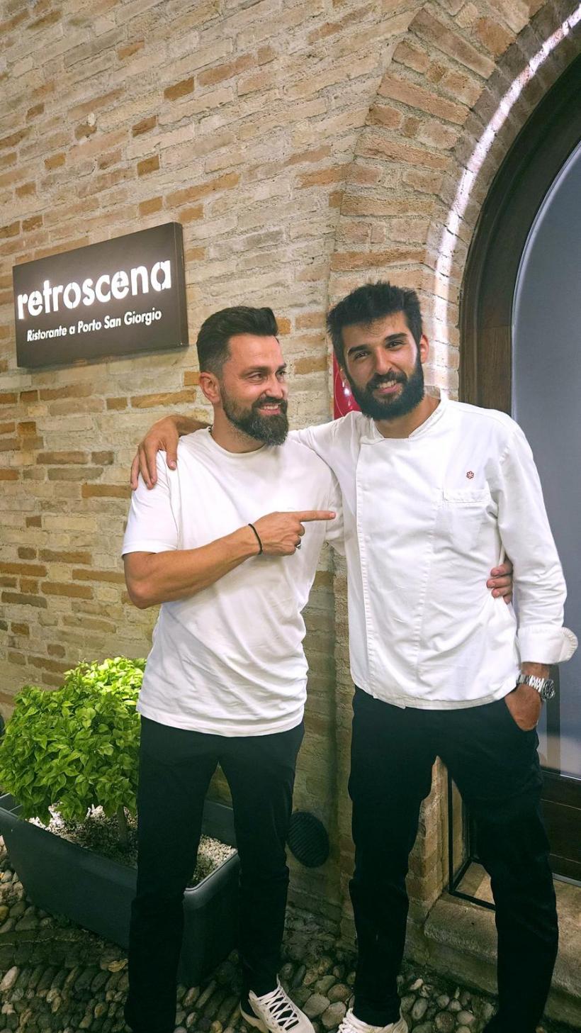 Chef Orlando Zaharia, vizită surpriză în Porto San Giorgio, la Chef Richard Abou Zaki:  ”Nu îl anunțasem că vin, a fost o întâlnire neplanificată care va rămâne de poveste” 18913284