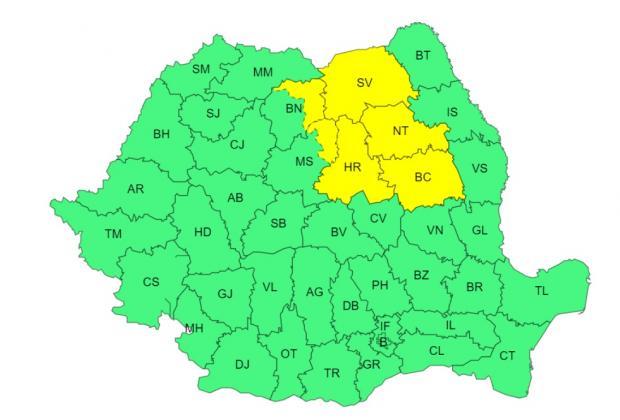 Alertă imediată de furtuni puternice în 6 județe. Iată zonele vizate de fenomene extreme 18914148