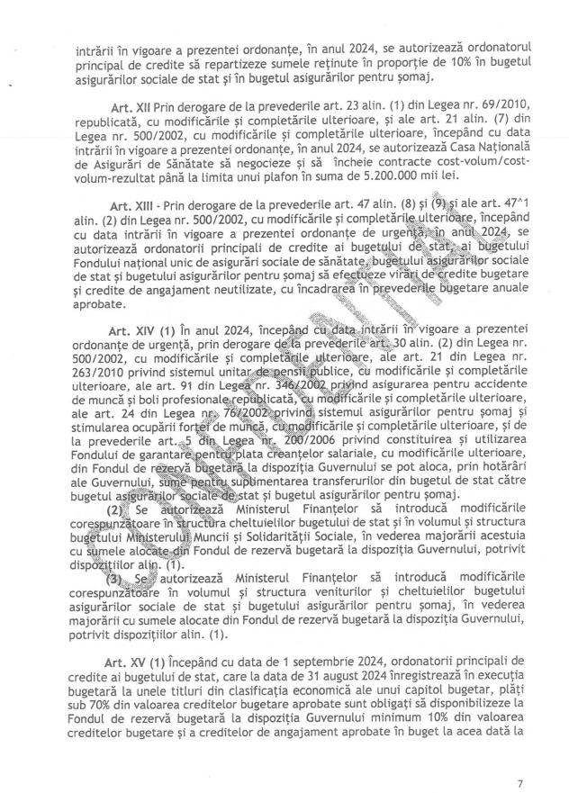 CONFIDENȚIAL: Ordonanța Austerității. Iată documentul! Se taie bonusurile bugetarilor 18914279
