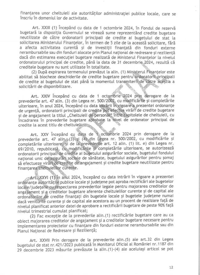 CONFIDENȚIAL: Ordonanța Austerității. Iată documentul! Se taie bonusurile bugetarilor 18914284