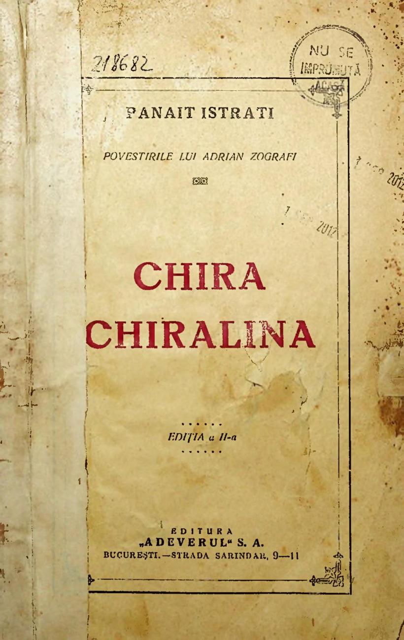 Panait Istrati, pionierul autenticității în literatură 18914406