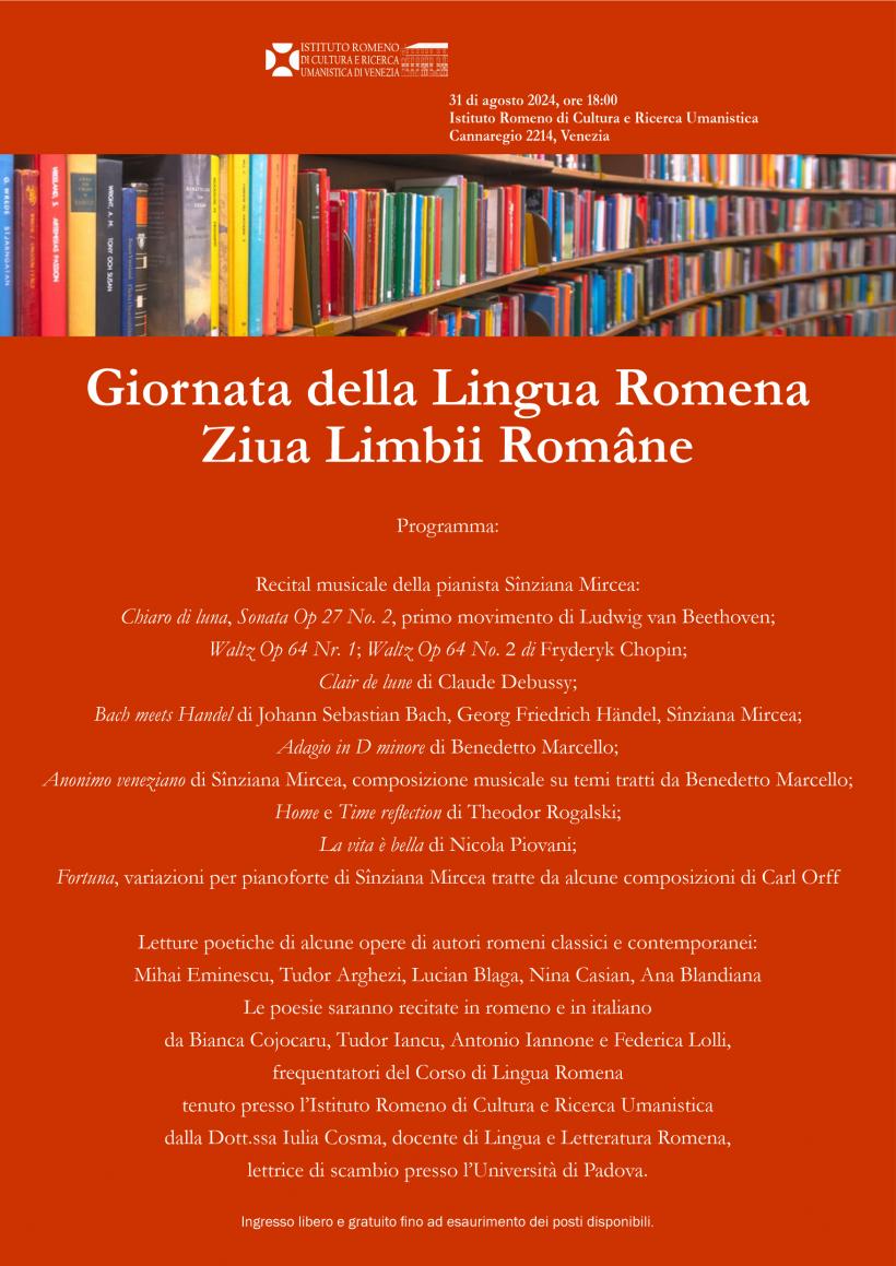 Evenimente organizate de Institutul Cultural Român, cu ocazia Zilei Limbii Române 18914909