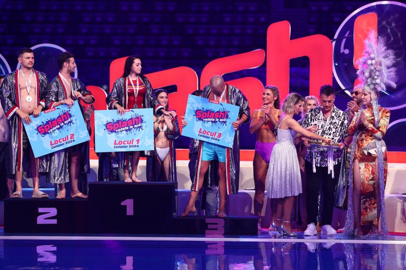 Larisa Iordache a câștigat marea finală a show-ului Splash! Vedete la apă: ,,Colegii mei au mai oferit nota zece, eu am oferit-o o singură data – ție, acum!”. Cine sunt ceilalți doi câștigători 18915027