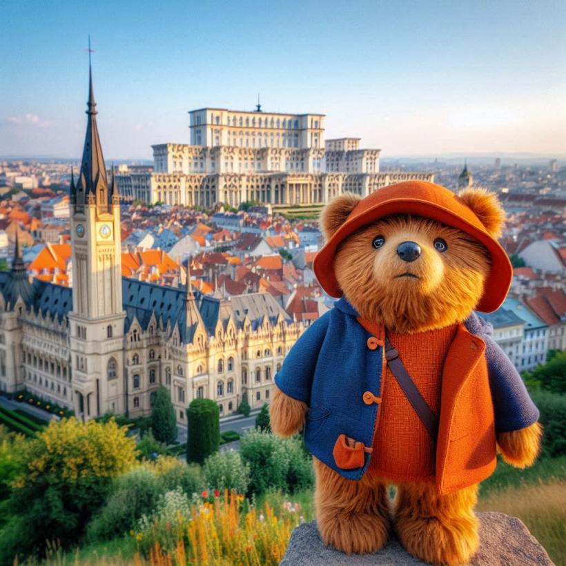 Ursulețul Paddington, mesagerul prieteniei: Ambasada Britanică celebrează relația UK - România cu imagini virale 18915055