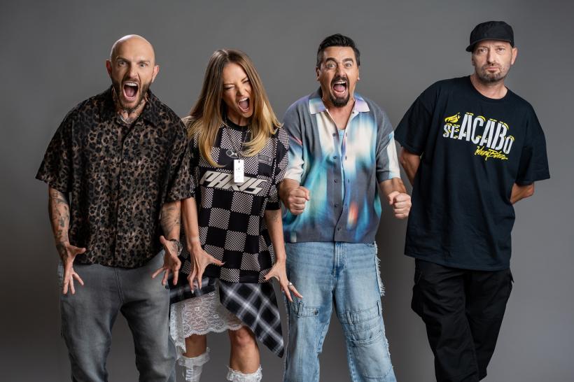 Romică Țociu și Cornel Palade, pentru prima dată pe scena iUmor, alături de fiicele lor, Daria și Ada. Cel de-al 17-lea sezon va avea premiera pe 7 septembrie, de la 20:00, la Antena 1 18915484