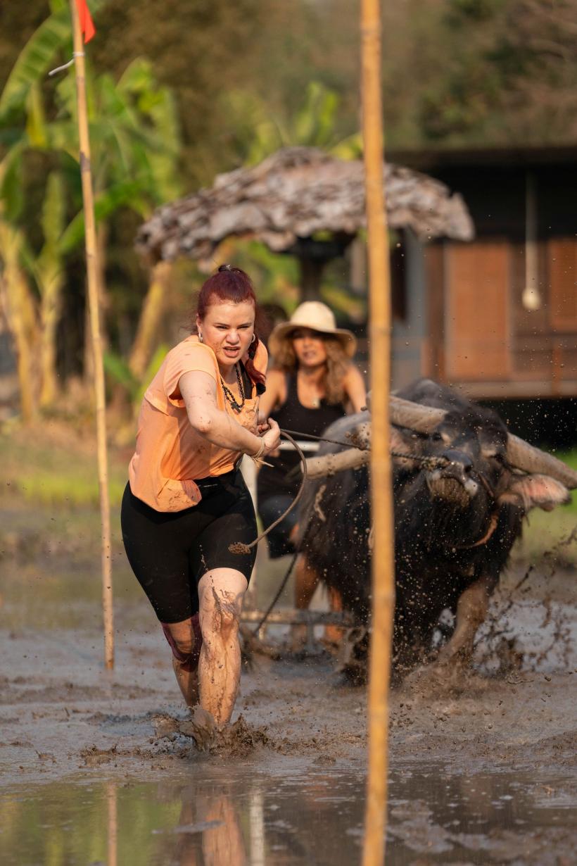 Adi Nartea și Cosmin Vîjeu au luat imunitatea în ediția de aseară Asia Express, lider de piață. Diseară: echipele, epuizate de întrecerea cu bivoli, din cursa imunității mici 18915746