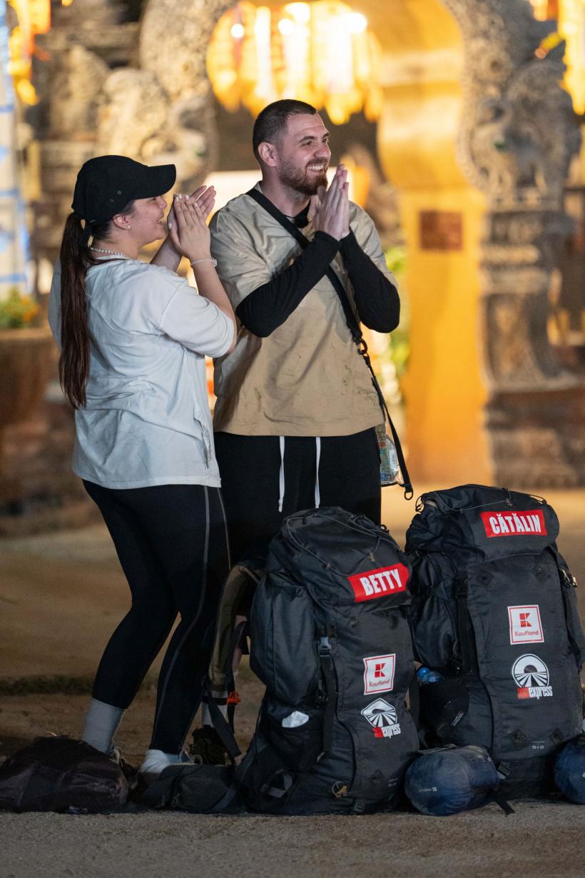 Betty Salam și Cătălin Vișănescu, salvați de la eliminare de Zeul verde, în ediția de aseară Asia Express 18916069