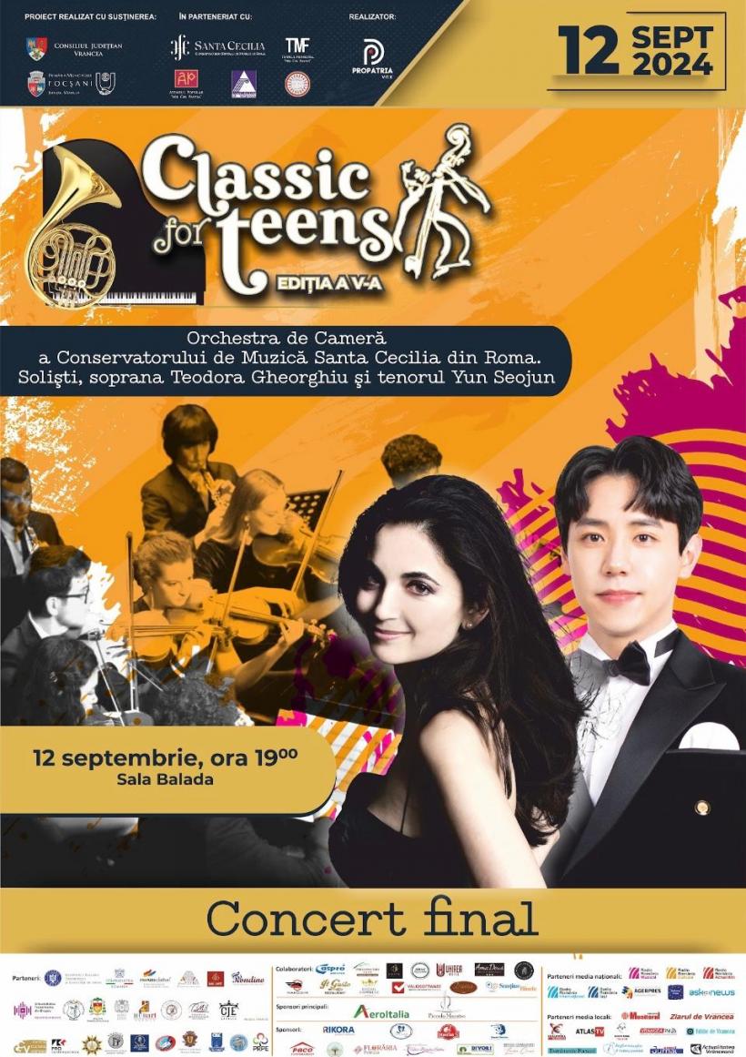 Soprana Teodora Gheorghiu, concert extraordinar la Focșani, alături de  Academia “Santa Cecilia” din Roma, la închiderea Festivalului Classic for Teens 18916876