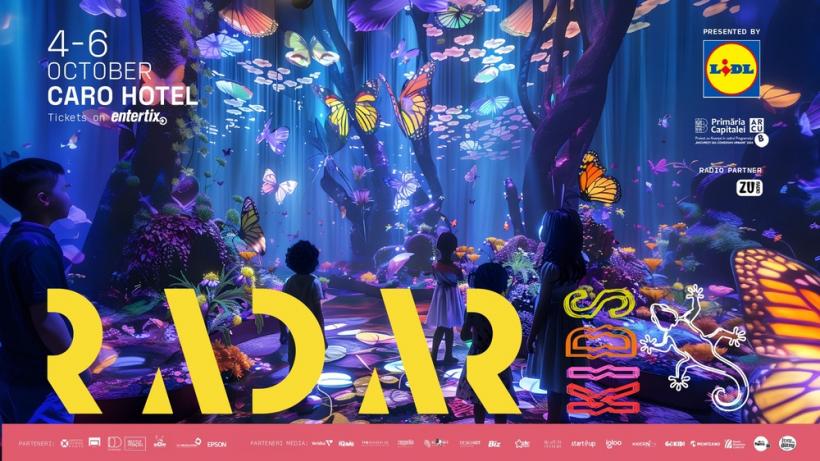 RADAR Kids: Instalații de artă, jocuri interactive și proiecții special create pentru copii