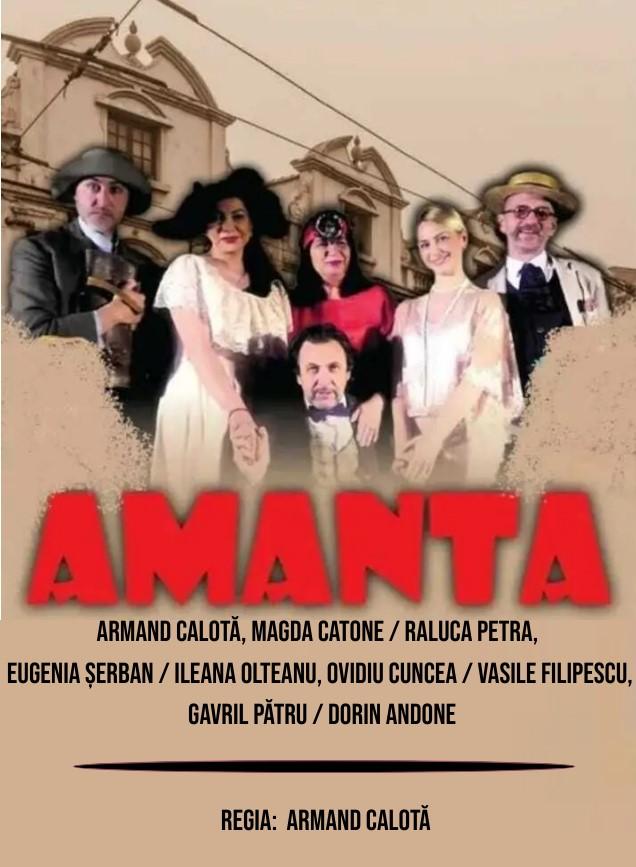 AMANTA – reprezentaţie aniversară pe 7 Octombrie la 120 de ani de la naşterea actriţei Elvira Godeanu