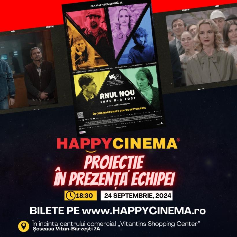 Proiecție specială a filmului premiat la Veneția, Anul Nou care n-a fost, în prezența echipei, la Happy Cinema Vitantis!