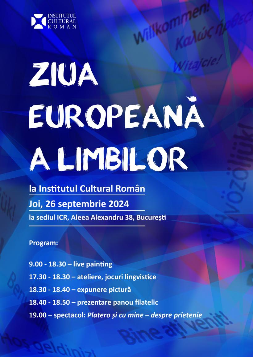 Institutul Cultural Român sărbătorește Ziua Europeană a Limbilor în țară și în străinătate 18919258