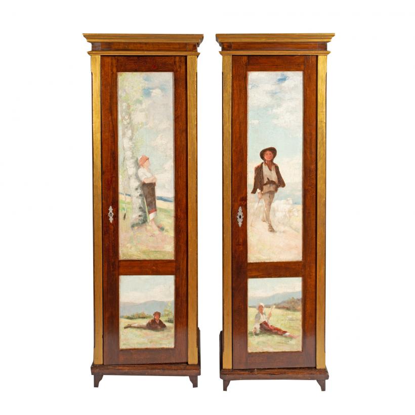 O raritate absolută! Mobilier cu scene de Nicolae Grigorescu, în noua licitație de artă decorativă de la Artmark 18919143