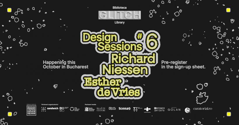 Design olandez live în Biblioteca Glitch: Richard Niessen &amp; Esther de Vries vin la București