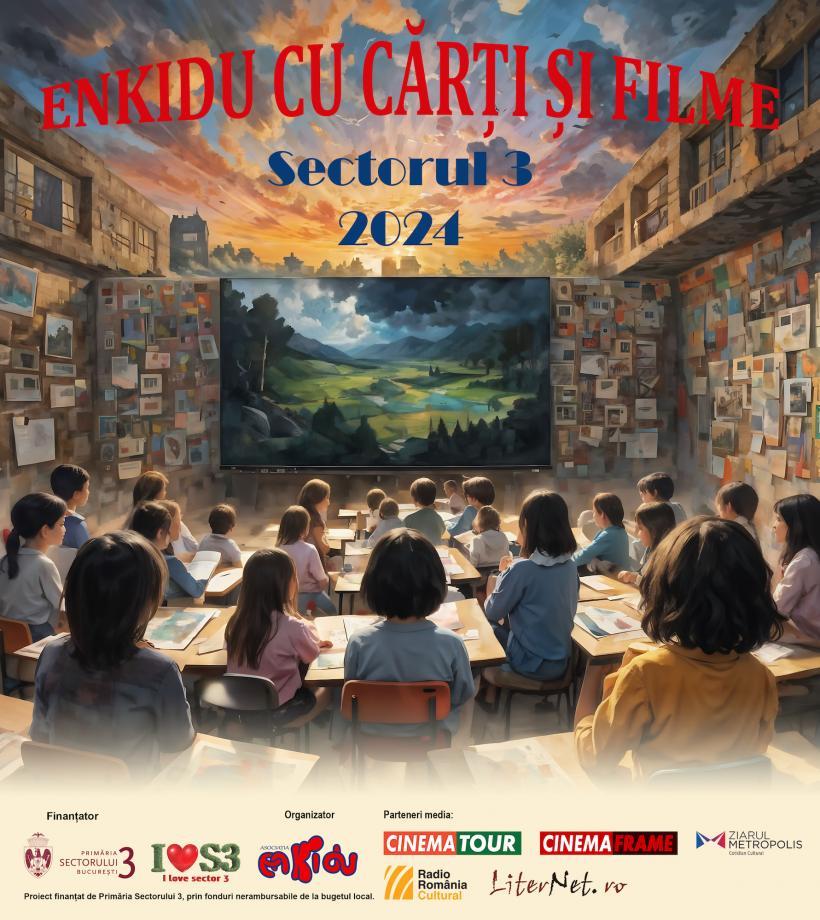 ENKIDU CU CĂRȚI ȘI FILME se întoarce și anul acesta în școlile din Sectorul 3 18919511