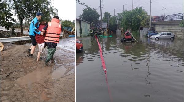 Situația devine critică la Galați! S-a dispus evacuarea preventivă a persoanelor care locuiesc pe albia râurilor şi în zonele cu risc la inundaţii