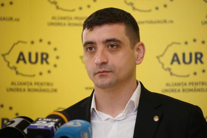 George Simion își depune candidatura la prezidențiale