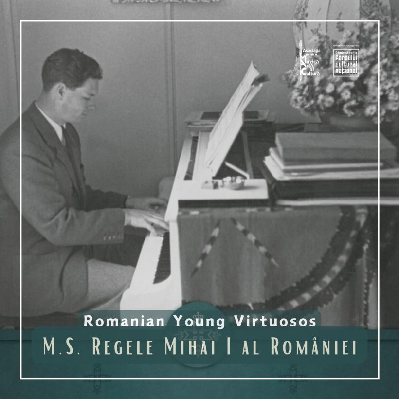 Piesa „Elegie” compusă de M.S. Regele Mihai I al României prezentată în cadrul turneului național „Romanian Young Virtuosos”