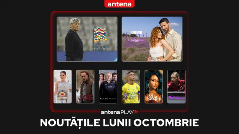 Noutățile lunii octombrie în AntenaPLAY