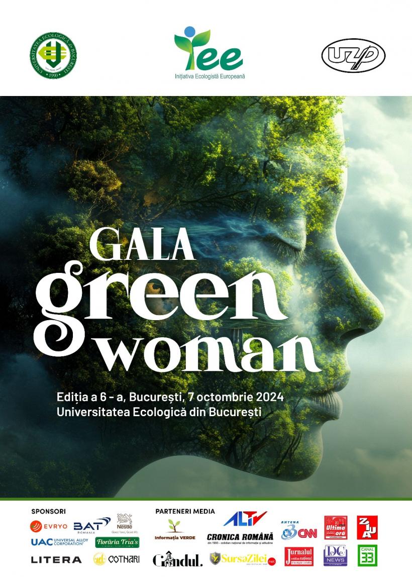 Gala Green Woman 2024: O platformă de recunoaștere a femeilor vizionare în lupta pentru un viitor verde