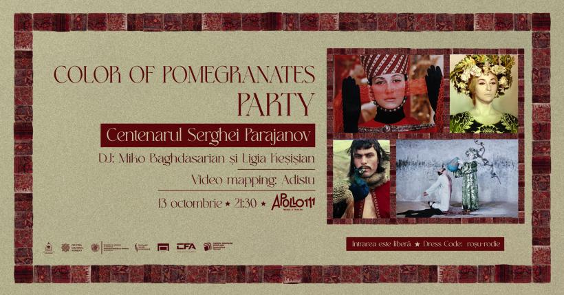Culoarea Rodiei - Centenarul Serghei Parajanov, sărbătorit la UNATC I.L. Caragiale, Apollo 111 Teatrul & Clubul și Centrul Cultural Armean 18920556