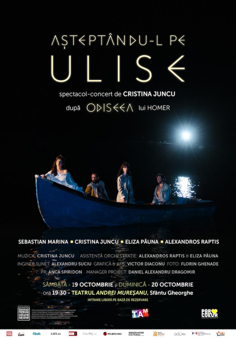 Asociația Par Coeur lansează proiectul muzical și teatral „Așteptându-l pe Ulise” pe Spotify și în teatre din București, Sfântu Gheorghe și Sibiu 18921225