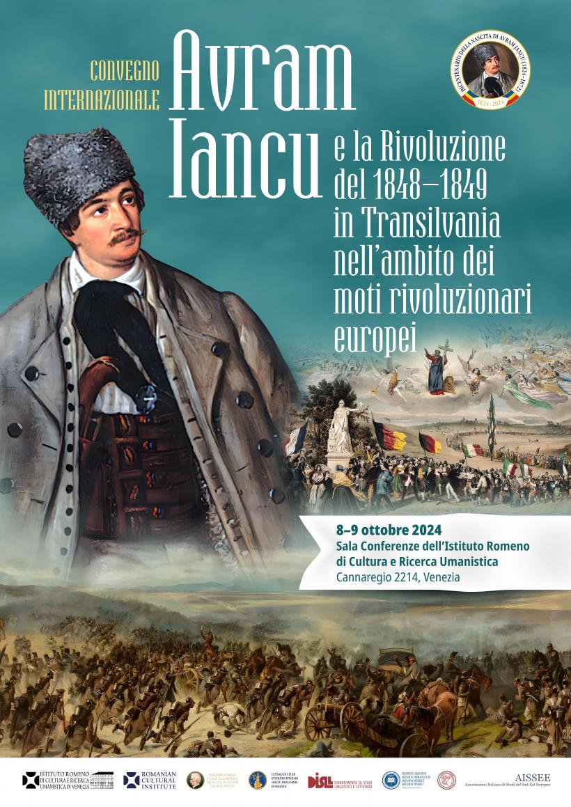 Colocviul internaţional „Avram Iancu şi Revoluţia de la 1848–1849 în Transilvania în contextul mişcărilor revoluţionare europene”, Sala de Conferinţe a Institutului Român de Cultură şi Cercetare Umanistică de la Veneţia