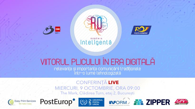 De Ziua Mondială a Poștei, conferința națională „Viitorul plicului în era digitală - Relevanța și importanța comunicării tradiționale într-o lume tehnologizată” și evenimentul „Fii poștaș pentru o zi”