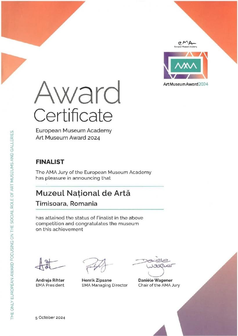 Muzeul Național de Artă Timișoara, primul muzeu de artă din România finalist la Gala „Art Museum Awards 2024” 18921374