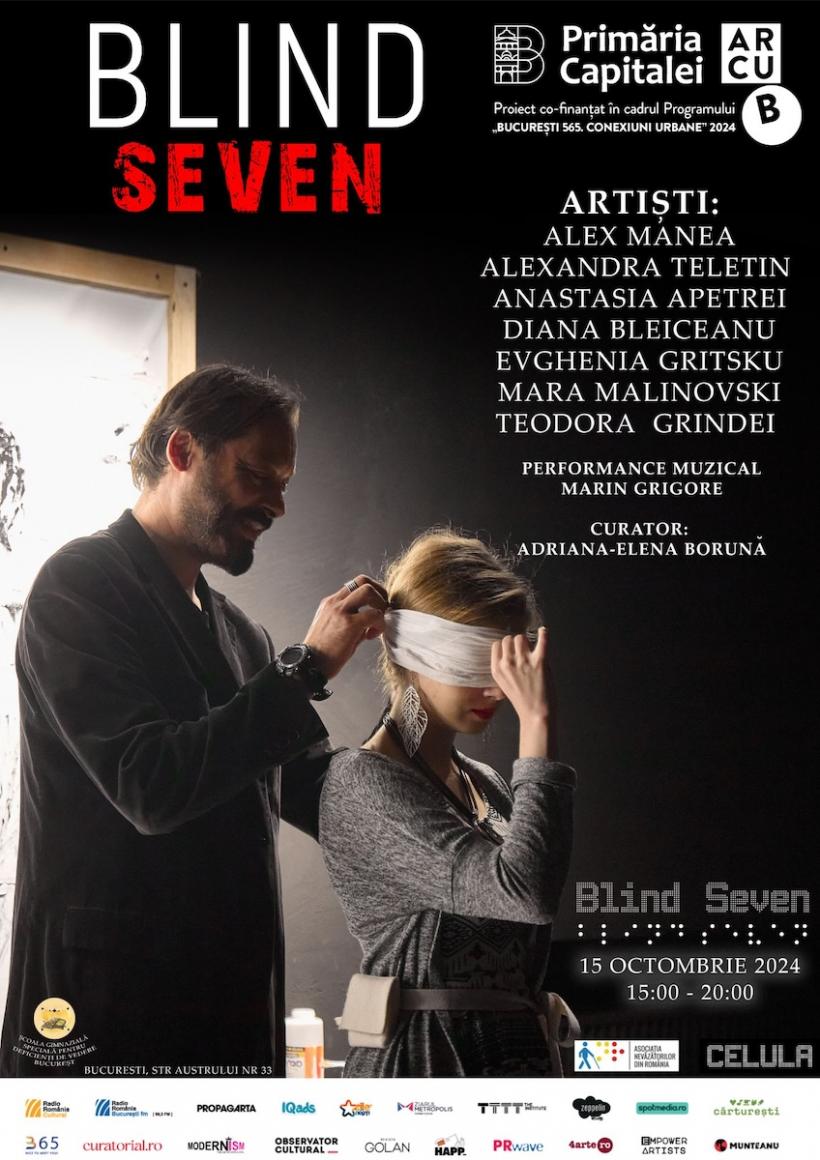 Blind Seven deschide universul artelor vizuale pentru publicul nevăzător printr-un eveniment dedicat, în București