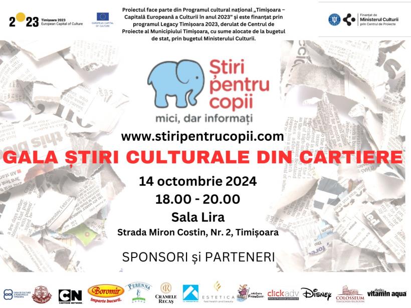 GALA ȘTIRI CULTURALE DIN CARTIERE 18922015