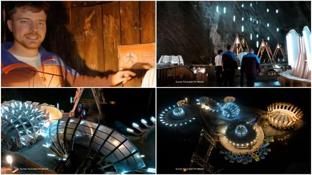 Cât a costat filmarea lui MrBeast în Salina Turda. Videoclipul are circa 50 de milioane de vizualizări