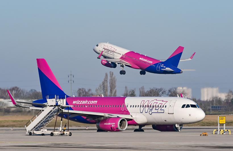 Wizz Air anunţă tarife, începând de la 14,99 euro, pentru călătorii afectaţi de suspendarea rutelor Aeroitalia către România