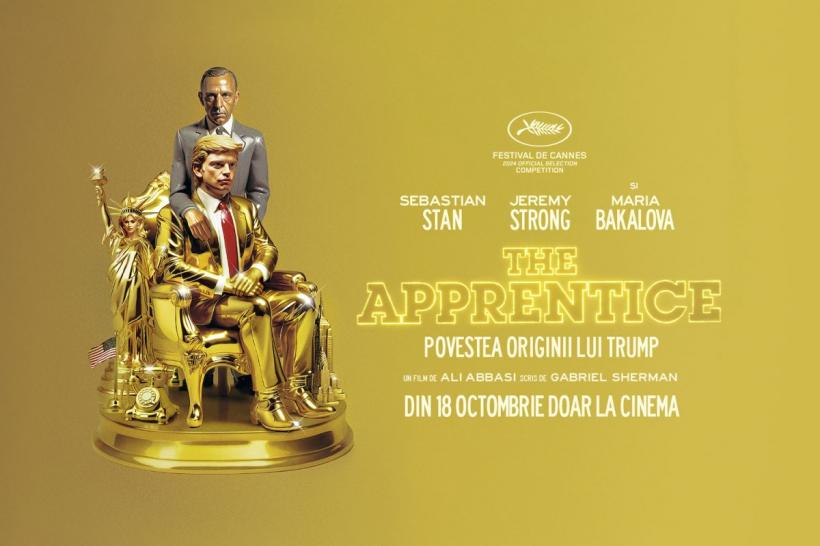 Unul dintre cele mai controversate filme ale anului, The Apprentice – Povestea originii lui Trump, va putea fi văzut de vineri în peste 60 de cinematografe din țară