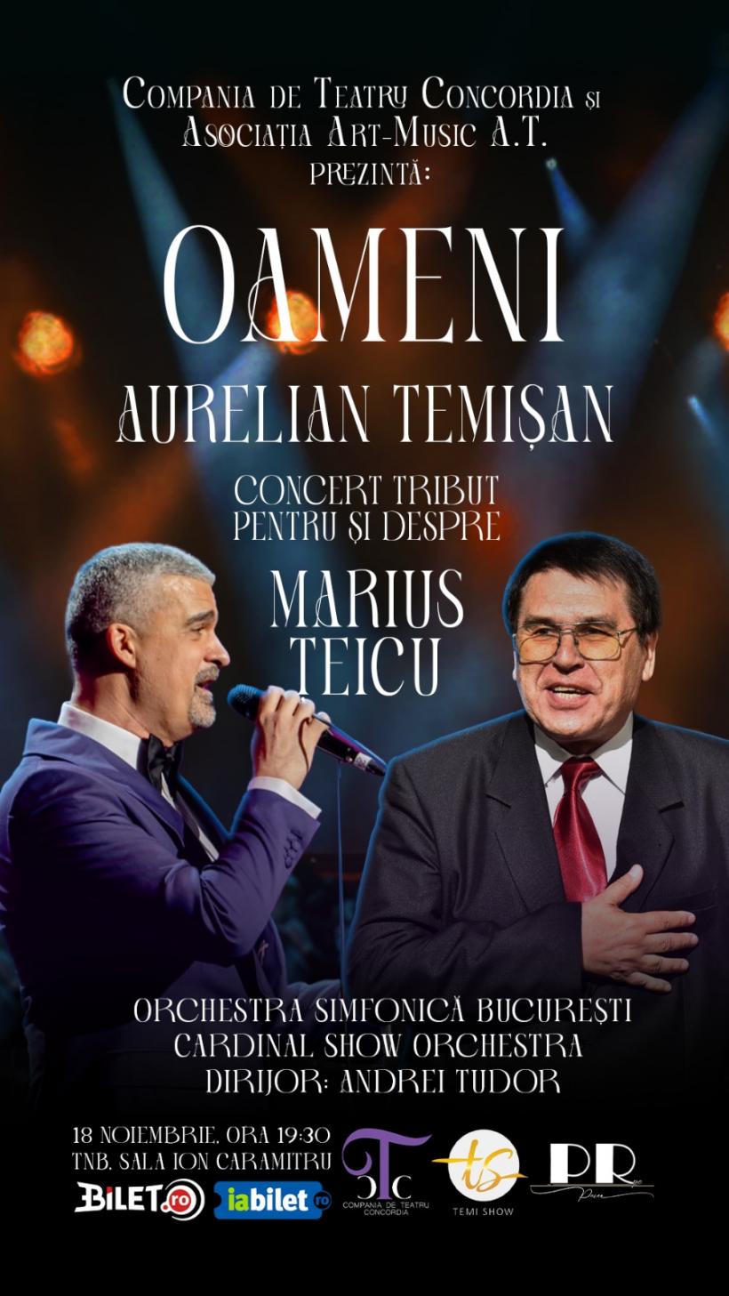 AURELIAN TEMIŞAN prezintă concertul  „OAMENI” la Sala Ion Caramitru a Teatrului Naţional din Bucureşti 18924324
