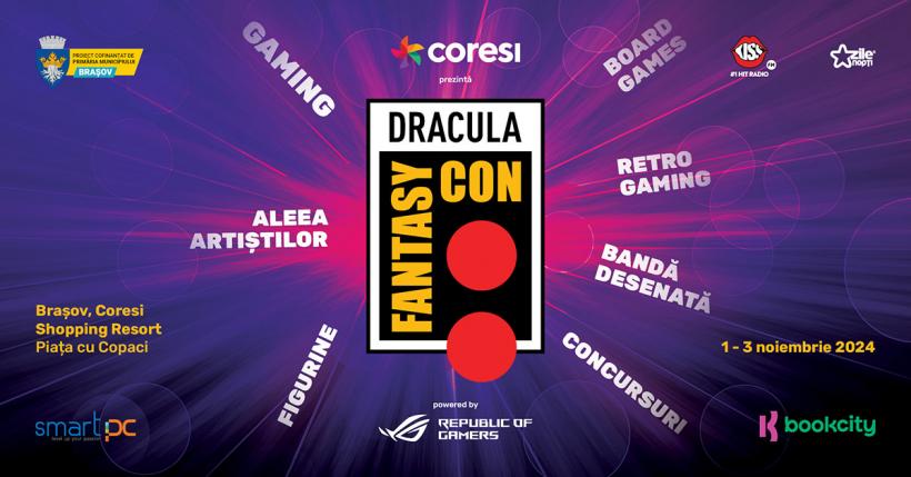 Dracula Fantasy Con, cineconcerte și proiecții în avanpremieră națională la festivalul internațional de film fantastic de la Brașov, Dracula Film Festival 