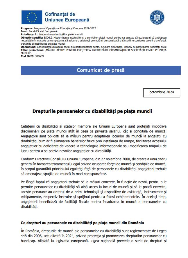 Drepturile persoanelor cu dizabilități pe piața muncii   18924963