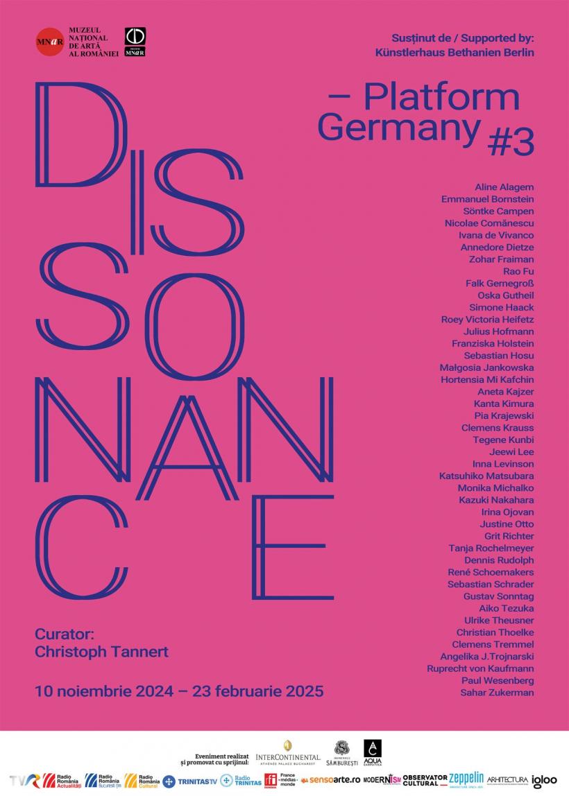 Deschiderea expoziției „Dissonance – Platform Germany #3”, la Muzeul Național de Artă al României