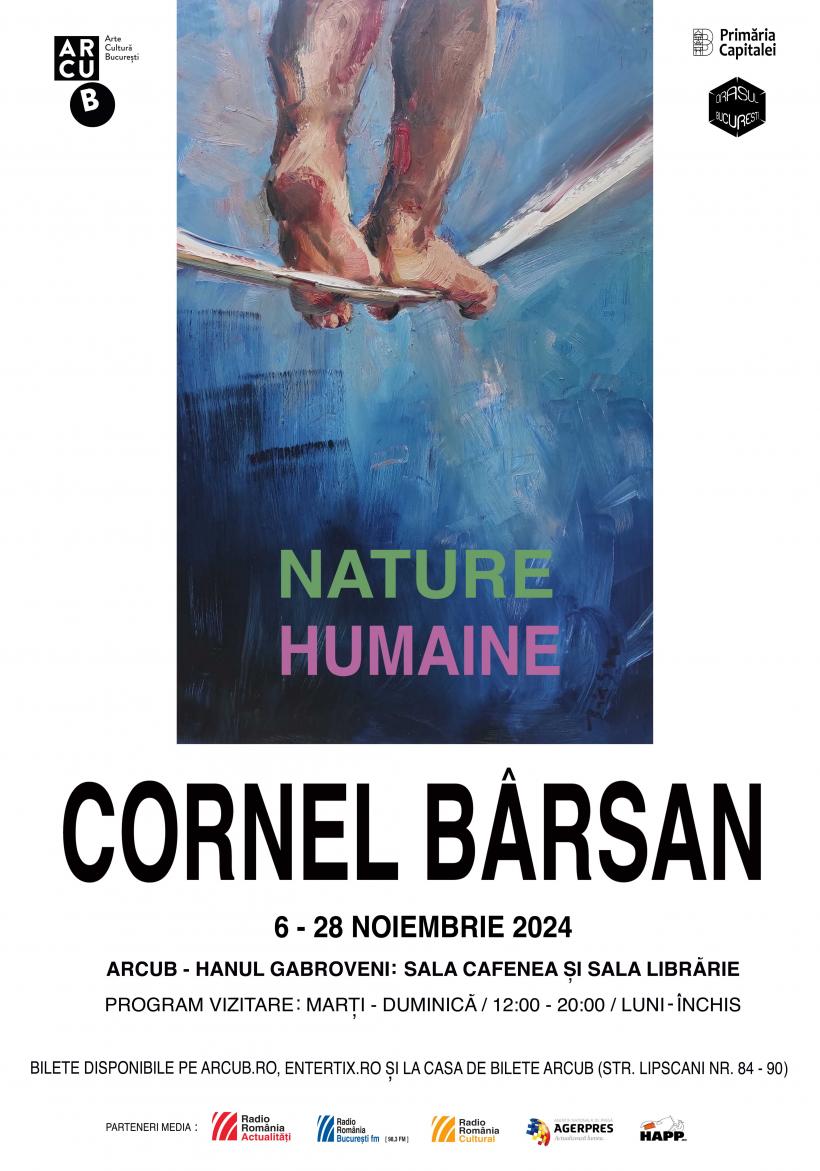 Din 6 noiembrie, expoziția „NATURE HUMAINE” a artistului Cornel Bârsan se deschide la ARCUB – Hanul Gabroveni 18926073