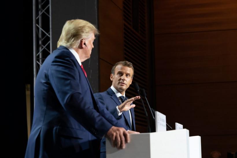 Macron şi Trump, convorbire telefonică de 25 de minute despre &quot;revenirea păcii şi stabilităţii&quot;