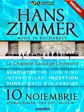 Ultimele bilete la &quot;HANS ZIMMER&#039;S MUSIC IN BUCHAREST&quot;