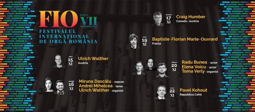 Festivalul Internațional de Orgă FIO România – Ediția a VII-a, Catedrala romano-catolică Sf. Iosif, Biserica romano-catolică Sacré-Cœur, Biblioteca Academiei Române