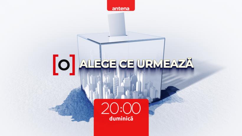 „Alege ce urmează!” Observator Antena 1, Update de dimineață până seara, în duminica alegerilor Ediție specială prezentată de Alessandra Stoicescu, la ora 20.00 Primele rezultate Exit Poll, la Antena 1