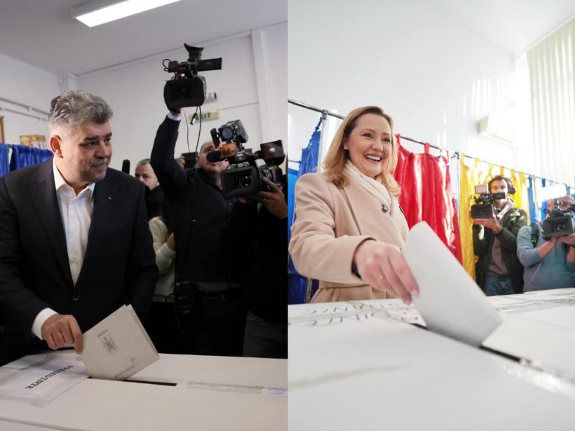 Finala prezidențială dată de exit-poll: Marcel Ciolacu și Elena Lasconi